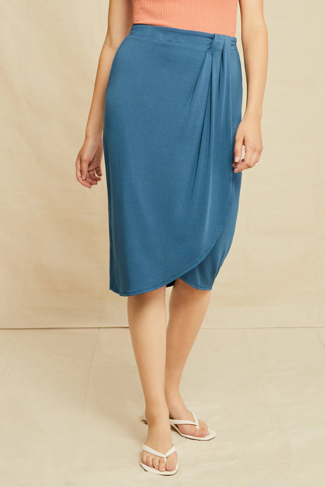 Bess Dream Knit Skirt - Azure 3 Bess Dream Knit Skirt - Azure