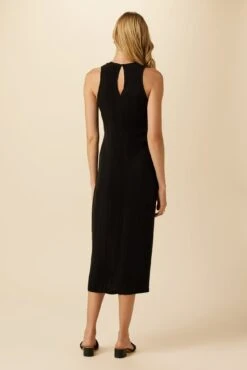 Cortney Cottonseed Cupro Dress - Black 9 Cortney Cottonseed Cupro Dress - Black -AGOLDE || CITIZENS OF HUMANITY Sales 0448 Cortney Cupro Black 3
