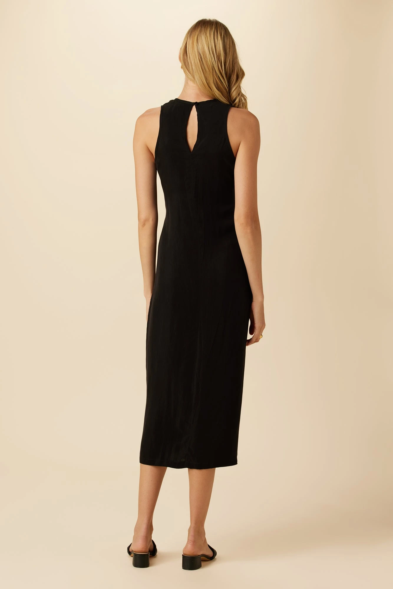 Cortney Cottonseed Cupro Dress - Black 5 Cortney Cottonseed Cupro Dress - Black - Image 3