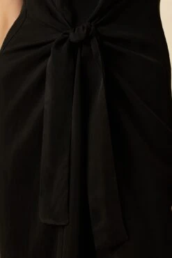 Cortney Cottonseed Cupro Dress - Black 10 Cortney Cottonseed Cupro Dress - Black -AGOLDE || CITIZENS OF HUMANITY Sales 0448 Cortney Cupro Black 4