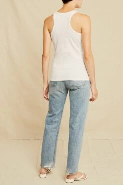 Celeste Knit Tank - White - ReAmour -AGOLDE || CITIZENS OF HUMANITY Sales 0456 Celeste White 1294 web 4058d1e0 1a33 4225 8c92 ac8e7c43a1c6