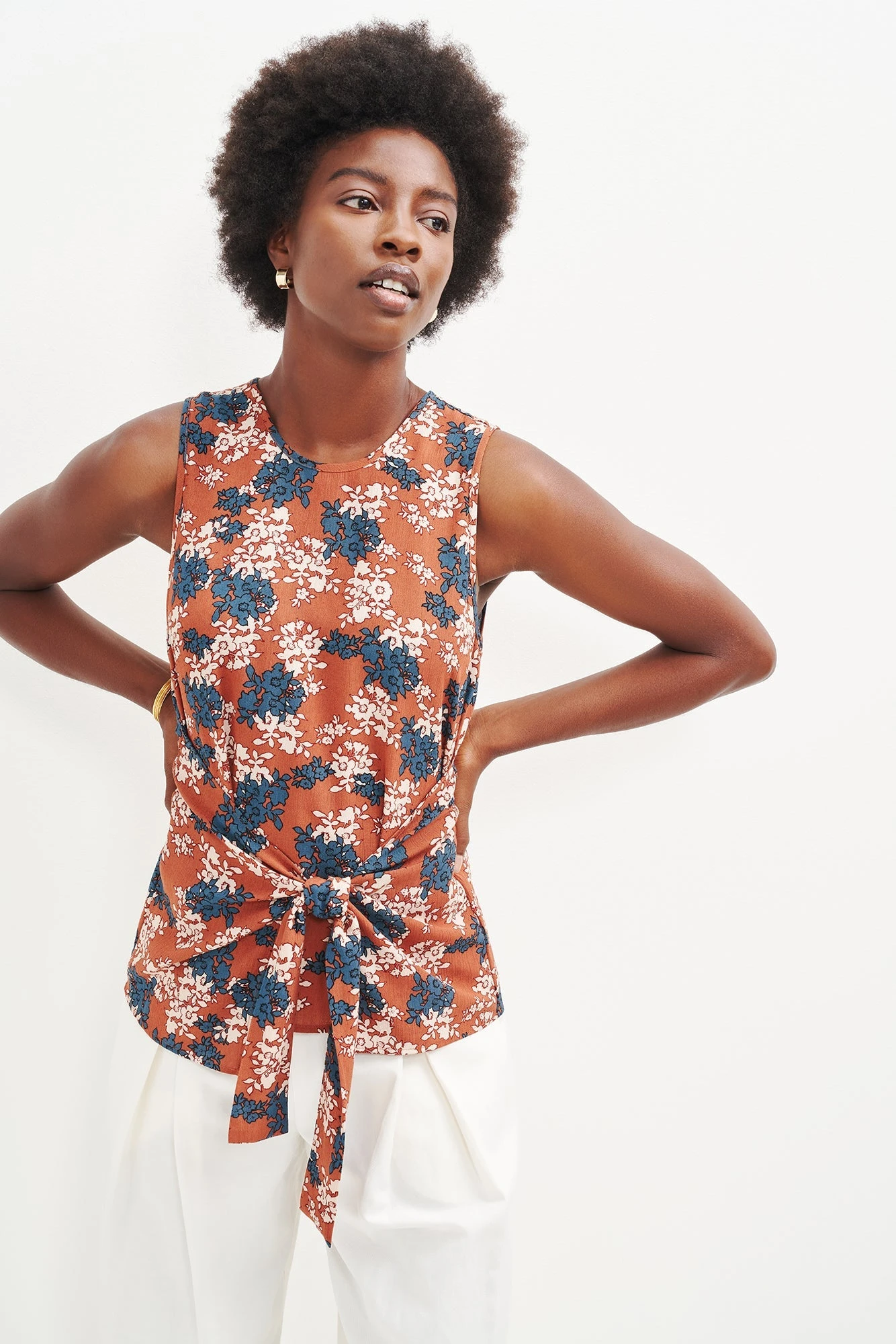 Natalie Upcycled Tank - Lipari Floral 3 Natalie Upcycled Tank - Lipari Floral