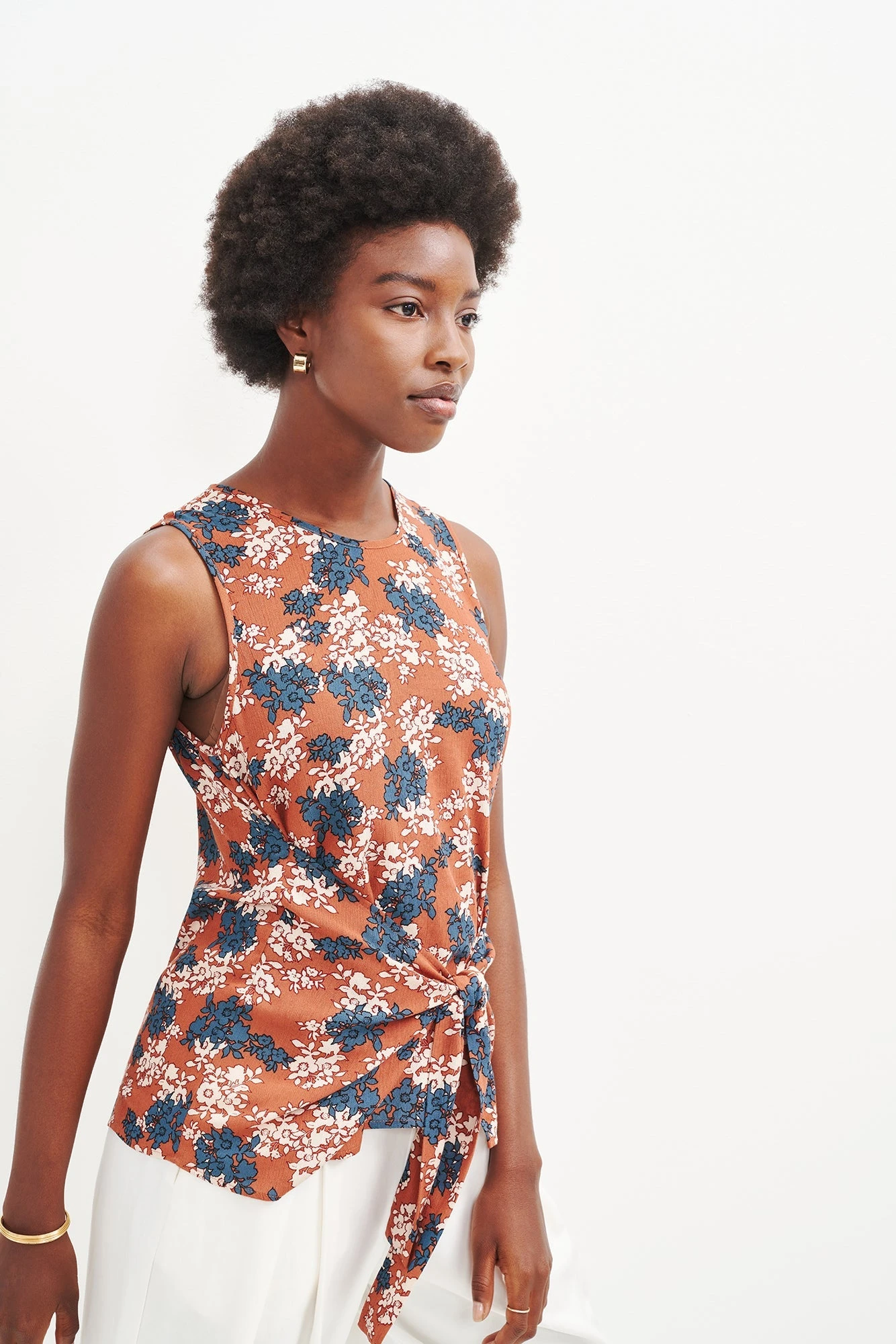 Natalie Upcycled Tank - Lipari Floral 5 Natalie Upcycled Tank - Lipari Floral - Image 3