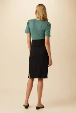 Zio Ribbed Skirt - Black -AGOLDE || CITIZENS OF HUMANITY Sales 0464 Zio Black 3 c35166f3 710c 451a bb99 2bec759232d7