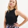 Leomie Paris Rib Tank - Black - ReAmour -AGOLDE || CITIZENS OF HUMANITY Sales 0474 Leomie Black 0864 web f3f959ac 20c7 483c 9df9 82a205cc0178