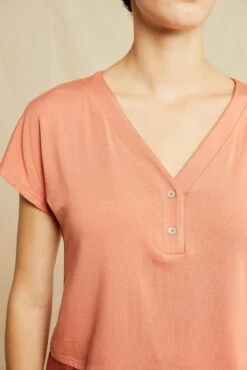 Juliet Dream Knit Tee - Hibiscus -AGOLDE || CITIZENS OF HUMANITY Sales 0480 Juliet Hibiscus 0324 web 6d181fbf cb5a 4efb b720 c66efb967e67