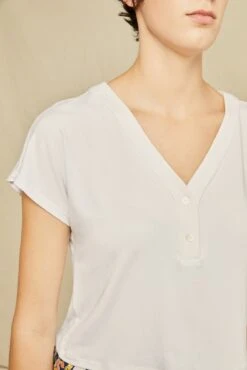 Juliet Dream Knit Tee - White -AGOLDE || CITIZENS OF HUMANITY Sales 0480 Juliet White 0850 web 45b9c65f 9498 4ec1 beb7 ac2a3f83a6fa