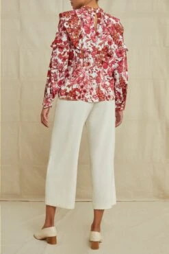 Clara Ecovero Blouse - Elsinore Floral -AGOLDE || CITIZENS OF HUMANITY Sales 0485ClaraElsinoreRed 7527 web 3d500911 6882 4482 95e6 d408f17ad436