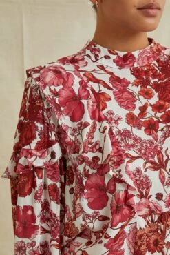 Clara Ecovero Blouse - Elsinore Floral -AGOLDE || CITIZENS OF HUMANITY Sales 0485ClaraElsinoreRed 7534 web a52387ad 2ffb 408f a593 a4354c34dfba