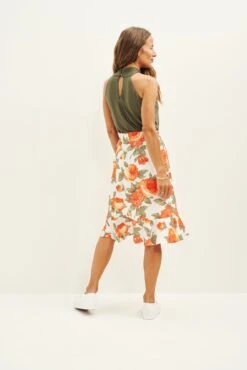 Rihanna Upcycled Skirt -AGOLDE || CITIZENS OF HUMANITY Sales 0500 Rihanna Seville Floral 2724 web