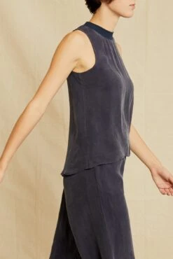 Pippen Mixed Cupro Tank - Ocean - ReAmour -AGOLDE || CITIZENS OF HUMANITY Sales 0510 Pippen Navy 0513 Web be0ec454 4e74 4822 b590 62d48ad39cfa