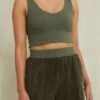 Rosa Paris Rib Tank - Calla Green -AGOLDE || CITIZENS OF HUMANITY Sales 0516RosaCallaGreen 3820 web 56d82144 dd3e 469e 96bc c0a6469e6ceb