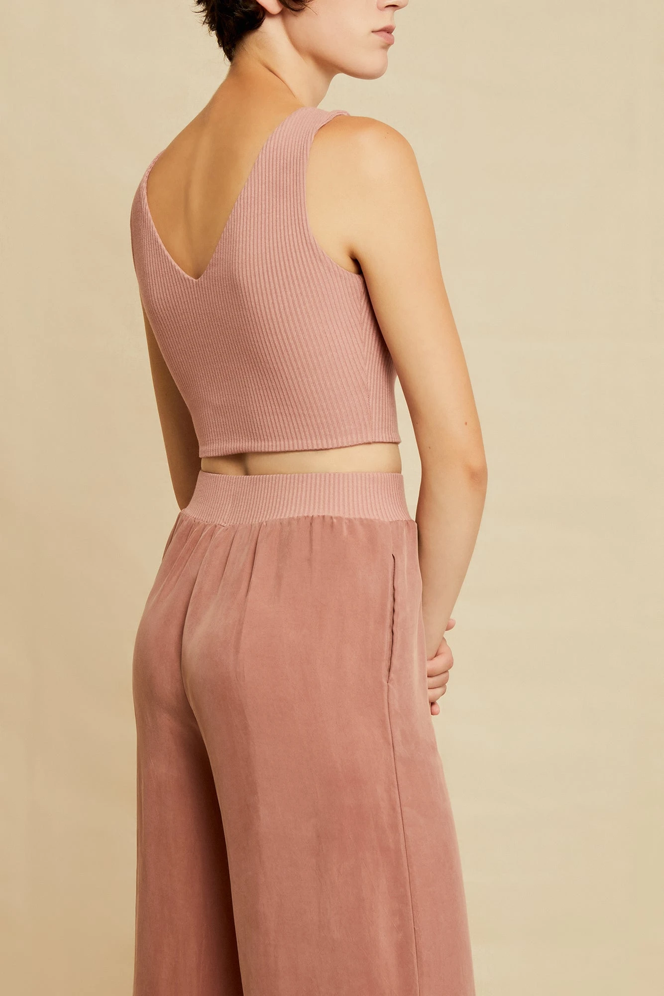 Rosa Paris Rib Tank - Quartz 5 Rosa Paris Rib Tank - Quartz - Image 3