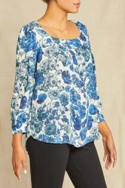 Eusalia Ecovero Blouse - Elsinore Blue -AGOLDE || CITIZENS OF HUMANITY Sales 0517 Eusalia Elsinore Blue 3387 web 0e8d88e1 16c2 41b9 bd5c 86a986838649