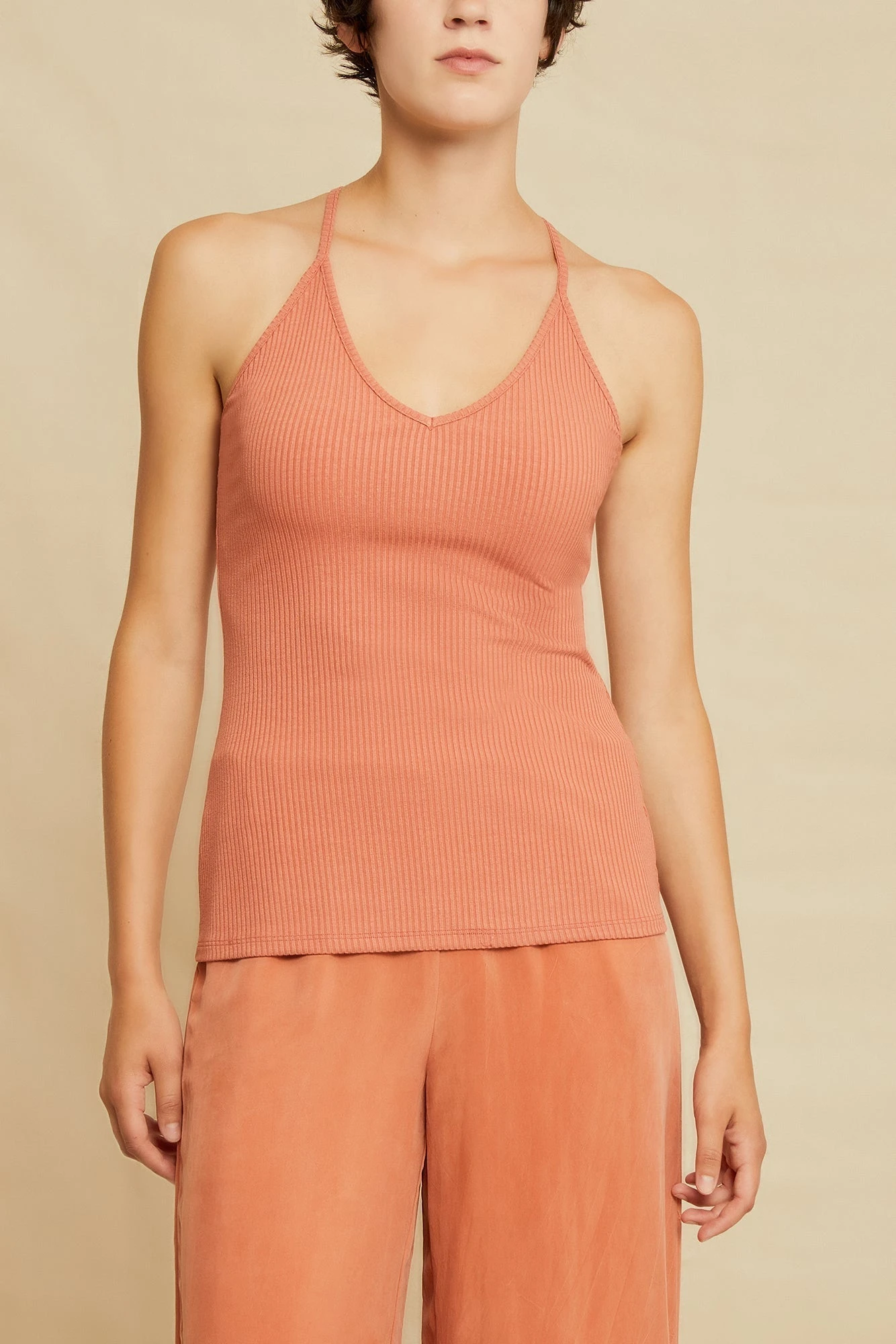 Jada Paris Rib Tank - Hibiscus - ReAmour 3 Jada Paris Rib Tank - Hibiscus - ReAmour