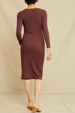 Soraya Paris Rib Dress - Mocha -AGOLDE || CITIZENS OF HUMANITY Sales 0530 Soraya Mocha 0397 web 39913ebc 7133 4944 a068 5e20686b525e
