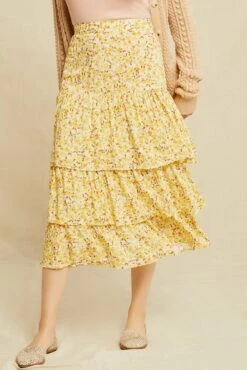 Christy Ecovero Skirt - Dandelion Floral -AGOLDE || CITIZENS OF HUMANITY Sales 0546 Christy Dandelion Floral 1092 web 956709ad b67f 41b0 a32e 1c4688eb3dcb