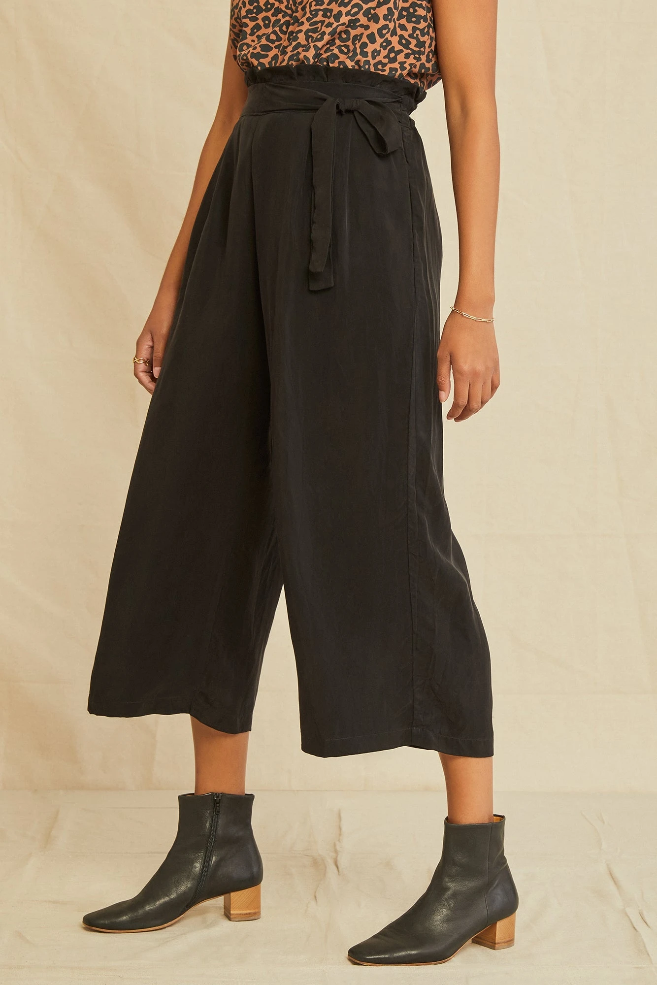 Gael Cottonseed Cupro Pants - Black 4 Gael Cottonseed Cupro Pants - Black - Image 2