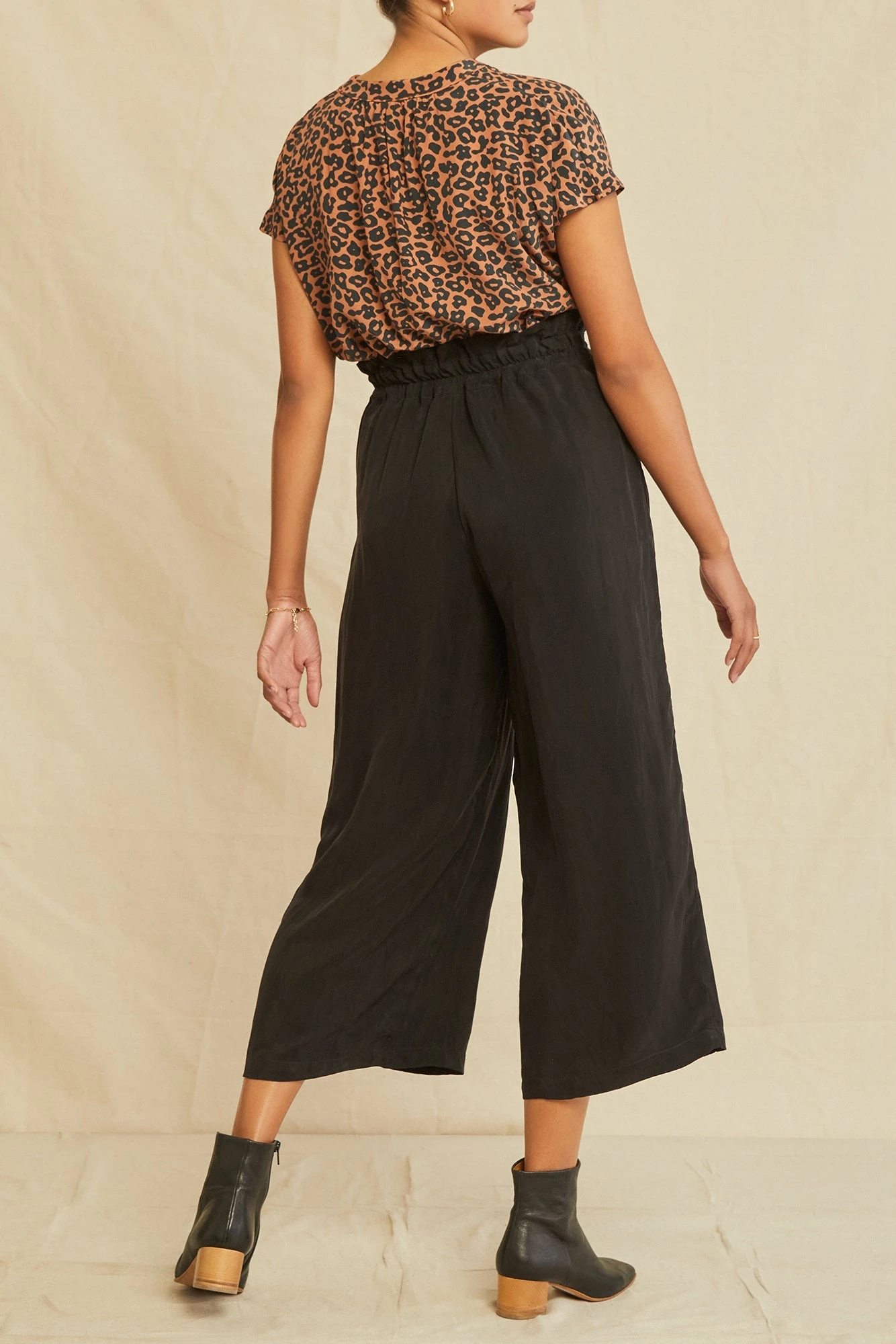 Gael Cottonseed Cupro Pants - Black 5 Gael Cottonseed Cupro Pants - Black - Image 3