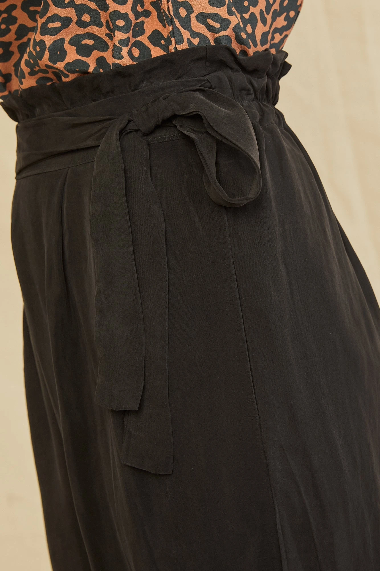 Gael Cottonseed Cupro Pants - Black 6 Gael Cottonseed Cupro Pants - Black - Image 4