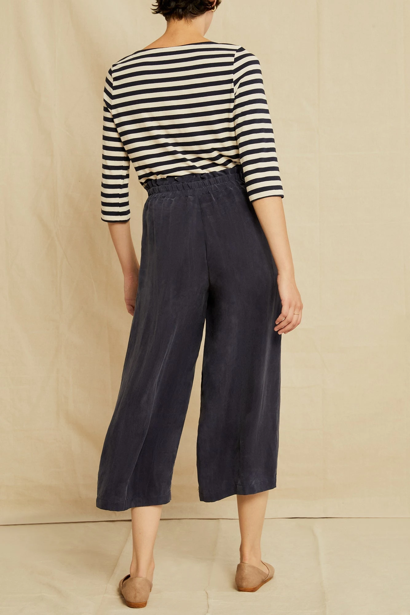 Gael Cottonseed Cupro Pants - Ocean 5 Gael Cottonseed Cupro Pants - Ocean - Image 3