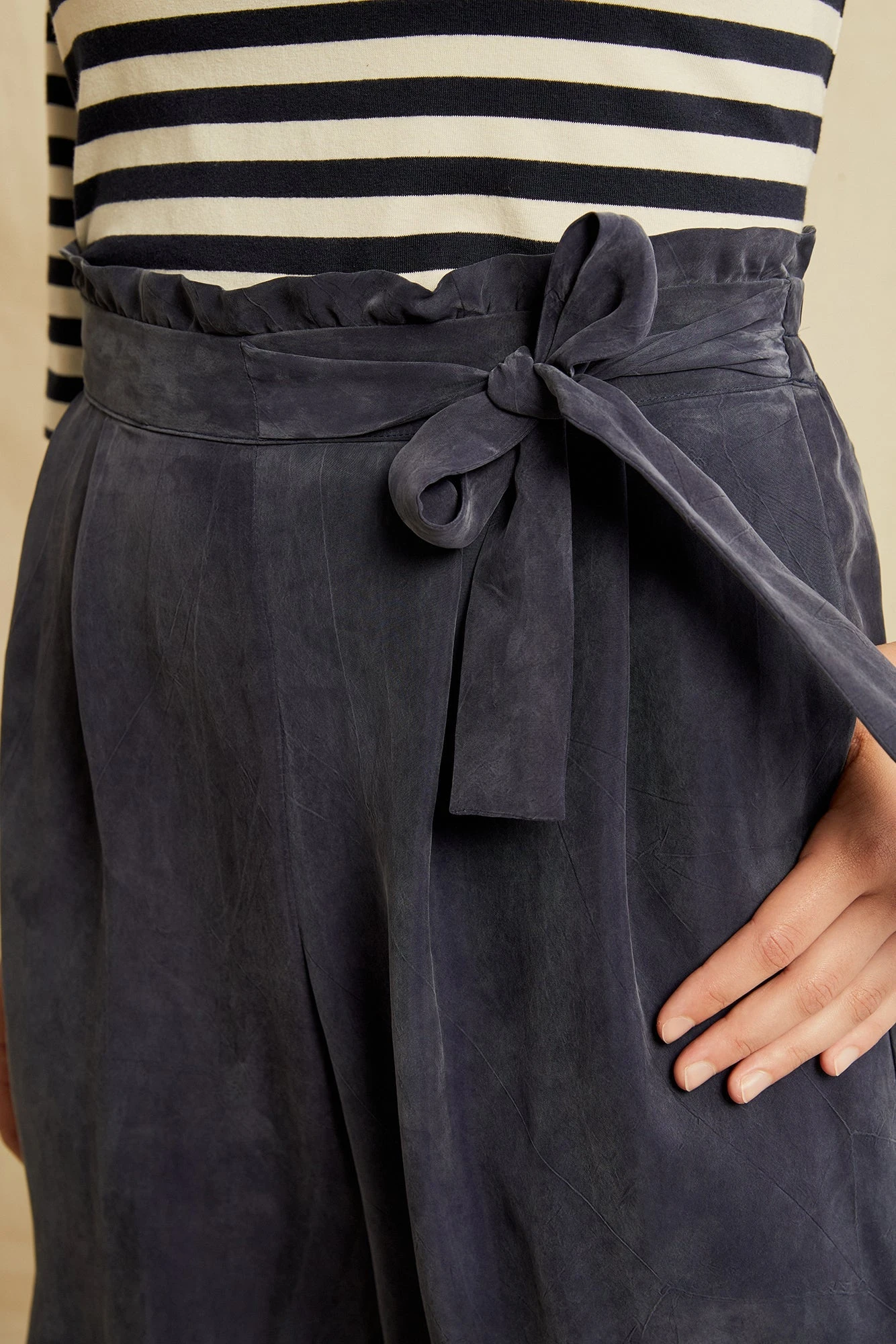 Gael Cottonseed Cupro Pants - Ocean 6 Gael Cottonseed Cupro Pants - Ocean - Image 4