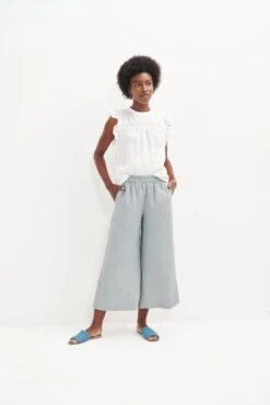 Salice Linen Pants - ReAmour -AGOLDE || CITIZENS OF HUMANITY Sales 0558 Salice Linen Eucalyptus 1258 web 88626c4b 9e06 417d ac49 f6d78d9a4873