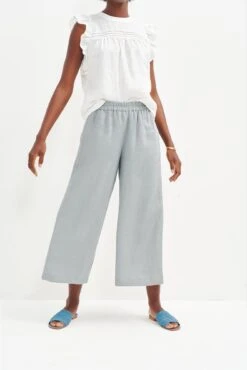 Salice Linen Pants - ReAmour -AGOLDE || CITIZENS OF HUMANITY Sales 0558 Salice Linen Eucalyptus 1285 web acba8a11 62af 4f2d bb47 62bab4858db7