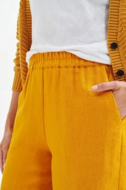 Salice Linen Pants - ReAmour -AGOLDE || CITIZENS OF HUMANITY Sales 0558 Salice Linen Sunflower 1916 web 3587dc25 4ca2 46ea 8e3f c74ae395e245