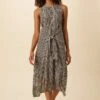 Cortney Washable Silk Midi Dress - Ink Stripe -AGOLDE || CITIZENS OF HUMANITY Sales 0561R1 Cortney Ink Stripe 1