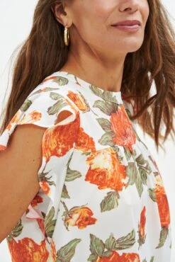 Calla Upcycled Blouse - Seville Floral -AGOLDE || CITIZENS OF HUMANITY Sales 0568 Calla Upcycled Seville Floral 2352 web