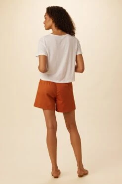 Roxie Reverie Slub Tee - White -AGOLDE || CITIZENS OF HUMANITY Sales 0595 Roxie White 3