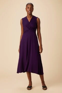 Olive Dream Knit Dress - Grape