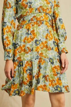 Olympia Ecovero Dress -AGOLDE || CITIZENS OF HUMANITY Sales 0605 Olympia Veranda Floral 0793 web