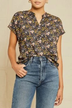Renata Ecovero Blouse -AGOLDE || CITIZENS OF HUMANITY Sales 0607 Renata Ecovero Marion Print V2 15762 web