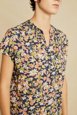 Renata Ecovero Blouse -AGOLDE || CITIZENS OF HUMANITY Sales 0607 Renata Ecovero Mojave Bloom 0049 web
