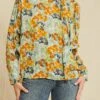 Olivet Ecovero Blouse -AGOLDE || CITIZENS OF HUMANITY Sales 0608 Olivet Ecovera Veranda Floral 2860 web