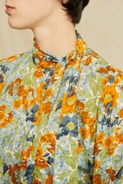 Olivet Ecovero Blouse -AGOLDE || CITIZENS OF HUMANITY Sales 0608 Olivet Ecovera Veranda Floral 2922 web