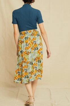 Imani Ecovero Skirt -AGOLDE || CITIZENS OF HUMANITY Sales 0614 Imani Veranda Floral 1633 web