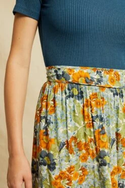 Imani Ecovero Skirt -AGOLDE || CITIZENS OF HUMANITY Sales 0614 Imani Veranda Floral 1643 web