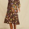 Etta Washable Silk Dress -AGOLDE || CITIZENS OF HUMANITY Sales 0621 Etta Palermo Print 3412 web