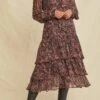 Umbria Nouveau Silk Dress -AGOLDE || CITIZENS OF HUMANITY Sales 0643 Umbria Joshua Tree Floral 2034 web