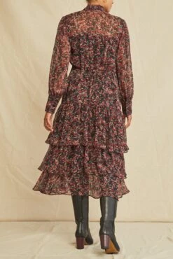 Umbria Nouveau Silk Dress -AGOLDE || CITIZENS OF HUMANITY Sales 0643 Umbria Joshua Tree Floral 2068 web