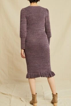 Alaya Organic Cotton Sweater Dress - Azure Melange -AGOLDE || CITIZENS OF HUMANITY Sales 0658 Alaya Azure Melange 3965 web b0151a21 e2e4 47a4 94e7 84c637c9a632