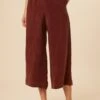 Salice Mixed Cupro Pants - Earth -AGOLDE || CITIZENS OF HUMANITY Sales 0721 Salice Mixed Media Earth 1