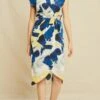 Josie Washable Silk Dress -AGOLDE || CITIZENS OF HUMANITY Sales 0723 Josie Silk Dusk Print 0092 web