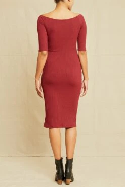 Amara Paris Rib Dress - Mulberry -AGOLDE || CITIZENS OF HUMANITY Sales 0738 Amara Mulberry 0090 web 1664b1b5 0baa 4a7f 8f60 4e84be706d68