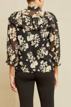 Myra Upcycled Blouse - Champagne Chiffon -AGOLDE || CITIZENS OF HUMANITY Sales 0758 Myra Chiffon Champagne Chiffon 9972 web