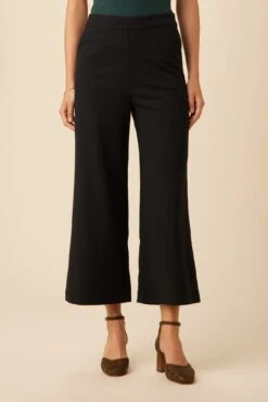 Charlie Wide Leg Pant - Black
