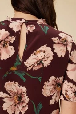 Seville Washable Silk Blouse - Paysage Sepia -AGOLDE || CITIZENS OF HUMANITY Sales 0806 Seville Paysage Sepia 5